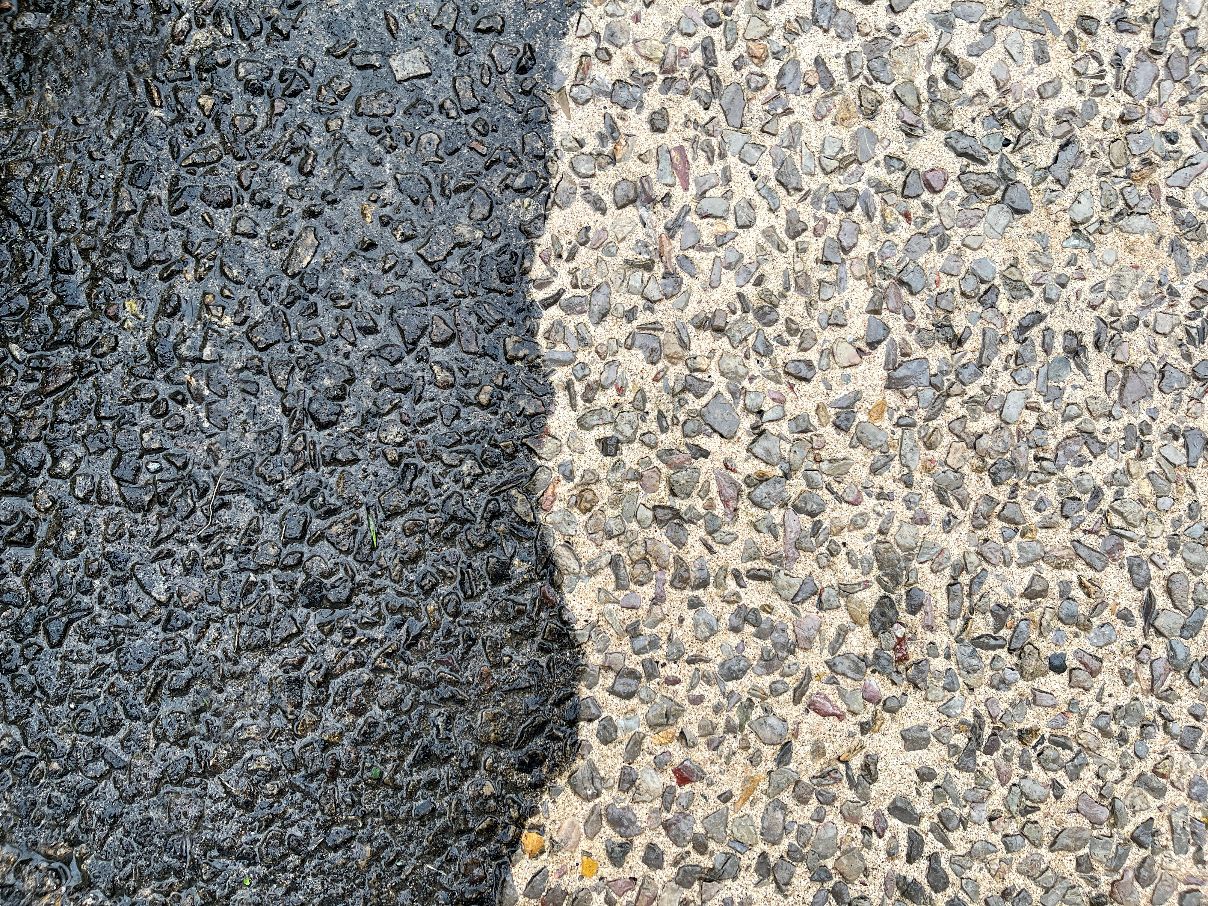 Pressure washed driveway in Central Florida