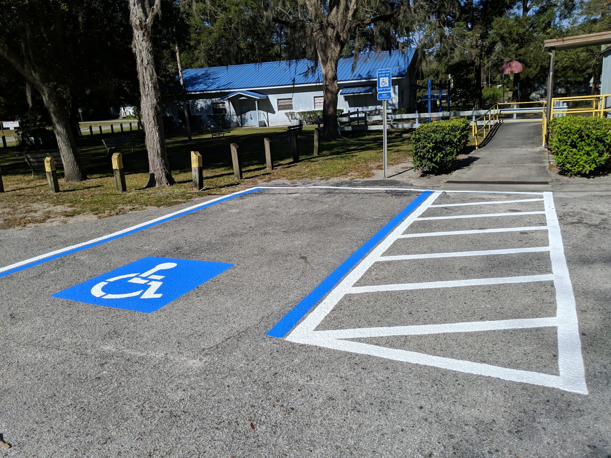 Central Florida line striping