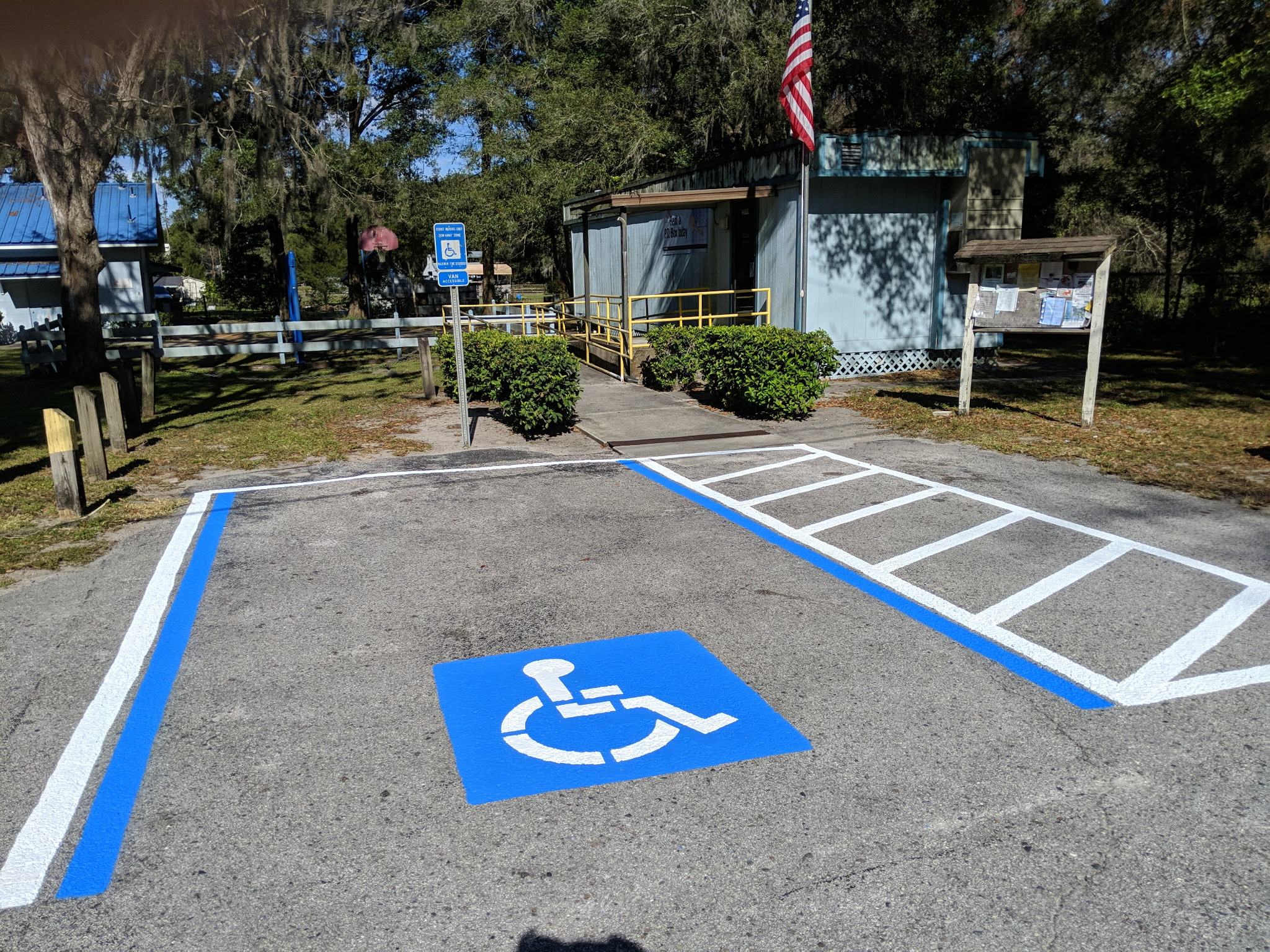 Parking lot maintenance